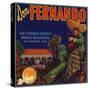 Don Fernando Brand - San Fernando, California - Citrus Crate Label-Lantern Press-Stretched Canvas