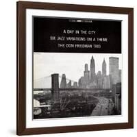 Don Friedman Trio - A Day in the City-null-Framed Art Print