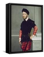 Don Gabriel De La Cueva, Duke of Albuquerque, 1560-Giovanni Battista Moroni-Framed Stretched Canvas