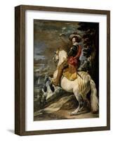 Don Gaspar de Guzman, Count-Duke of Olivares, c.1635-Diego Velazquez-Framed Giclee Print