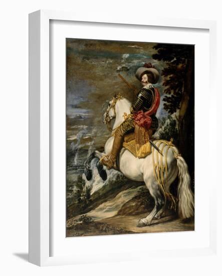 Don Gaspar de Guzman, Count-Duke of Olivares, c.1635-Diego Velazquez-Framed Giclee Print