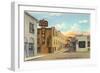 Don Gaspar Street, Santa Fe, New Mexico-null-Framed Art Print