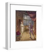 "Don Giovanni" the Commendatore Accepts the Don's Supper Invitation-null-Framed Photographic Print