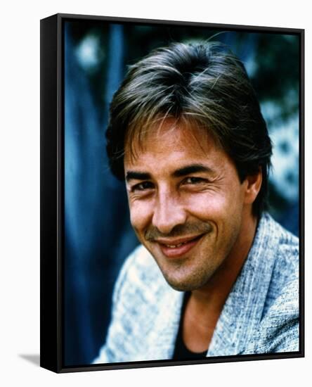 Don Johnson - Miami Vice-null-Framed Stretched Canvas