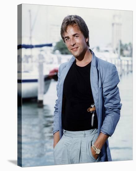 Don Johnson - Miami Vice-null-Stretched Canvas