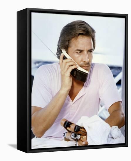 Don Johnson - Miami Vice-null-Framed Stretched Canvas