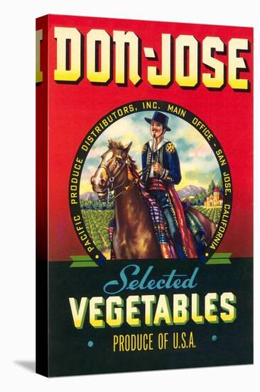 Don Jose Vegetables Label-null-Stretched Canvas