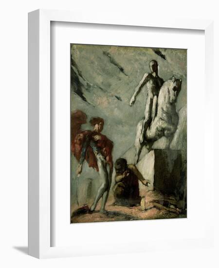 Don Juan and the Commander, C.1905-Charles Ricketts-Framed Giclee Print