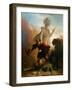 Don Juan And the Statue of the Commander-Alexandre Evariste Fragonard-Framed Giclee Print