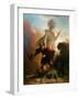 Don Juan And the Statue of the Commander-Alexandre Evariste Fragonard-Framed Giclee Print