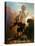 Don Juan And the Statue of the Commander-Alexandre Evariste Fragonard-Stretched Canvas