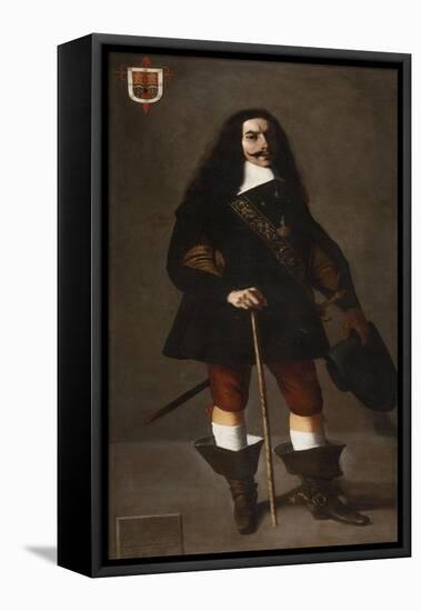 Don Juan Bazo De Moreda, c.1655-Francisco de Zurbaran-Framed Stretched Canvas