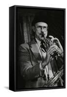 Don Lanphere, American Saxophonist and Clarinetist-Denis Williams-Framed Stretched Canvas