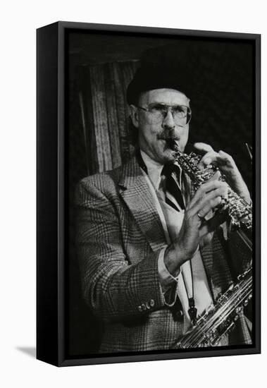 Don Lanphere, American Saxophonist and Clarinetist-Denis Williams-Framed Stretched Canvas