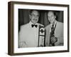 Don Lusher and John Dankworth, London, 1985-Denis Williams-Framed Photographic Print