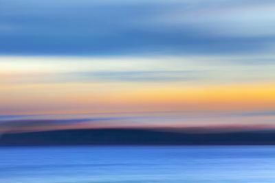 USA, Washington State, Hood Canal. Abstract of Ocean and Sky