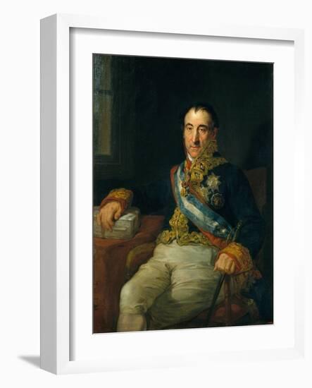 Don Pedro Gómez Labrador, Marquis of Labrador (1755-185)-Vicente López Portaña-Framed Giclee Print