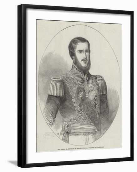 Don Pedro II, Emperor of Brazil-null-Framed Giclee Print