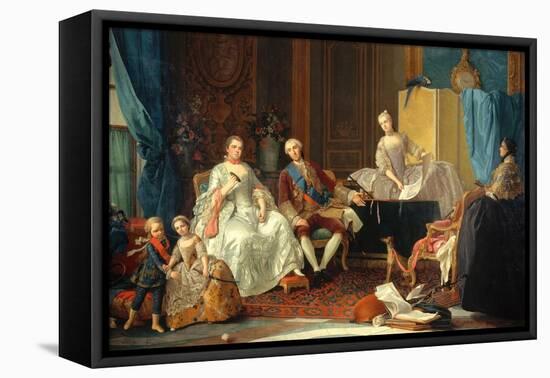 Don Philip of Bourbon with His Family-Giuseppe Baldrighi-Framed Stretched Canvas