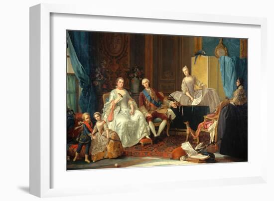 Don Philip of Bourbon with His Family-Giuseppe Baldrighi-Framed Giclee Print