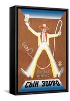 Don Q- Son of Zorro-Stenberg Brothers-Framed Stretched Canvas