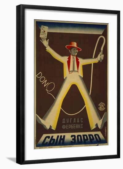 Don Q, Son of Zorro-null-Framed Giclee Print