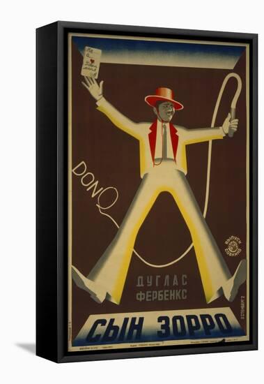 Don Q, Son of Zorro-null-Framed Stretched Canvas