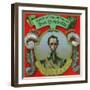 Don Quichotte Brand Cigar Box Label-Lantern Press-Framed Art Print