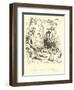 Don Quixote and Sancho as Love-Lorn Shepherds-Sir John Gilbert-Framed Giclee Print