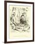 Don Quixote and Sancho as Love-Lorn Shepherds-Sir John Gilbert-Framed Giclee Print