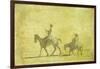 Don Quixote and Sancho Pansa-Honoré Daumier-Framed Premium Giclee Print