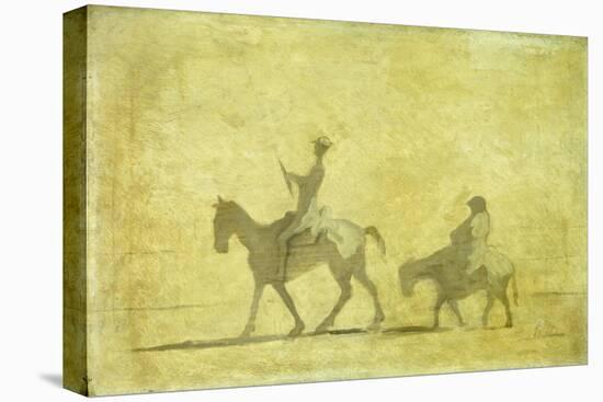 Don Quixote and Sancho Pansa-Honoré Daumier-Stretched Canvas