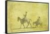 Don Quixote and Sancho Pansa-Honoré Daumier-Framed Stretched Canvas