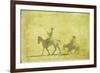 Don Quixote and Sancho Pansa-Honoré Daumier-Framed Giclee Print