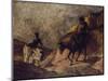 Don Quixote and Sancho Panza, 1866-1867-Honoré Daumier-Mounted Giclee Print