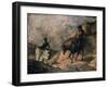 Don Quixote and Sancho Panza, 1866-Honore Daumier-Framed Giclee Print