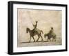 Don Quixote and Sancho Panza-Honore Daumier-Framed Premium Giclee Print