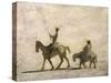 Don Quixote and Sancho Panza-Honore Daumier-Stretched Canvas