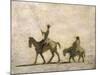 Don Quixote and Sancho Panza-Honore Daumier-Mounted Giclee Print