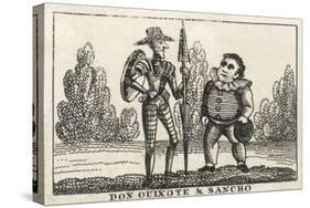 Don Quixote and Sancho Panza-W. Davidson-Stretched Canvas