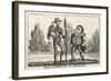 Don Quixote and Sancho Panza-W. Davidson-Framed Art Print