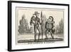 Don Quixote and Sancho Panza-W. Davidson-Framed Art Print