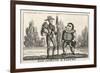 Don Quixote and Sancho Panza-W. Davidson-Framed Premium Giclee Print