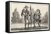 Don Quixote and Sancho Panza-W. Davidson-Framed Stretched Canvas