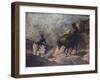 Don Quixote and Sancho Panza-Honore Daumier-Framed Giclee Print