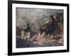 Don Quixote and Sancho Panza-Honore Daumier-Framed Giclee Print