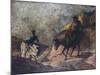 Don Quixote and Sancho Panza-Honore Daumier-Mounted Giclee Print