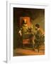 Don Quixote and Sancho Panza-Sir John Gilbert-Framed Giclee Print