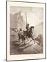 Don Quixote and Sancho Setting Out-Gustave Dore-Mounted Giclee Print