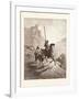 Don Quixote and Sancho Setting Out-Gustave Dore-Framed Giclee Print